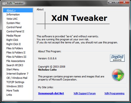  XdN Tweaker 