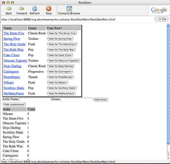 Show leaderboard