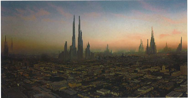 Matte painting: Город Лавы