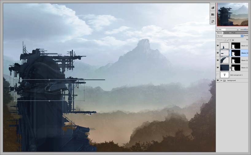 Аспекты цифровой живописи - concept art, часть 02