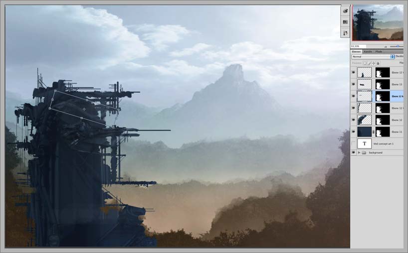 Аспекты цифровой живописи - concept art, часть 02