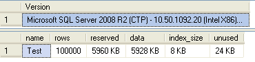 SQL Server 2008R2
