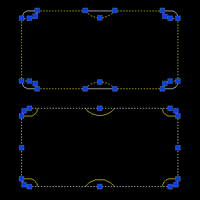 AutoCAD. Контуры детали.