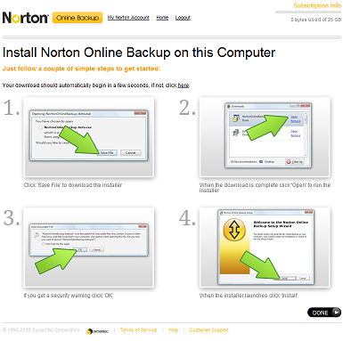 Norton Online Backup  