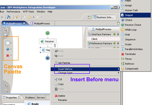  8.     ,   Insert Before     BPEL-