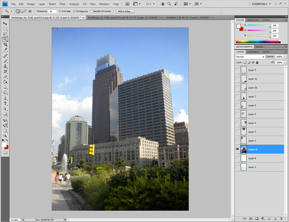 Matte Painting:  