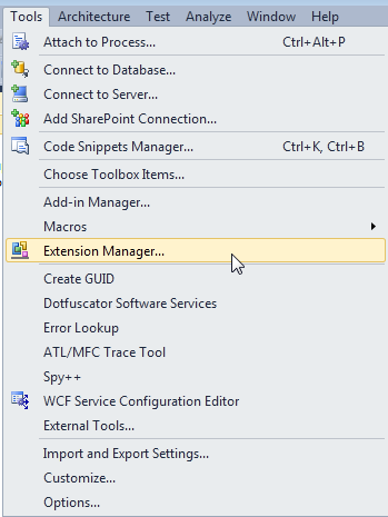ExtensionManager