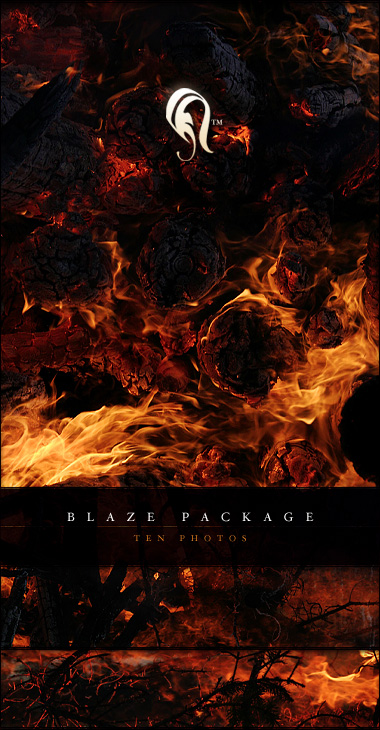 Package - Blaze 6 - пламя. текстуры огня
