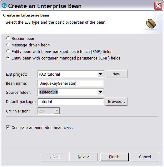     (enterprise bean)