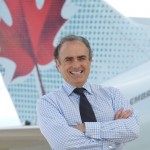 Calin Rovinescu with Embraer