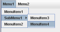 JMenuBar/JMenu/JMenuItem
