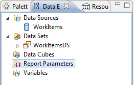  Data Explorer,  Report Parameters