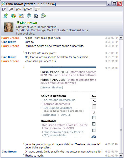 Screen capture in Sametime 7.5 client