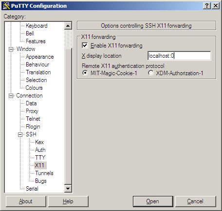  14.  X forwarding