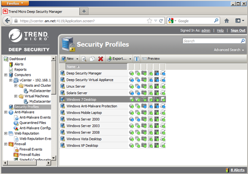     Trend Micro Deep Security 8.0