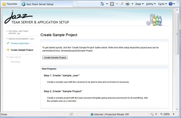  2.  Create Sample Project