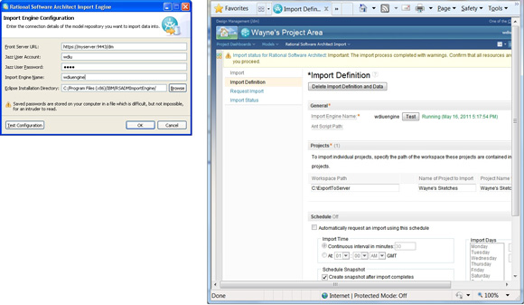  9.   , wdiuengine,   Import Configuration details  Import Definition