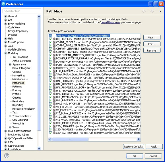  11.  Path Maps   Available path variables