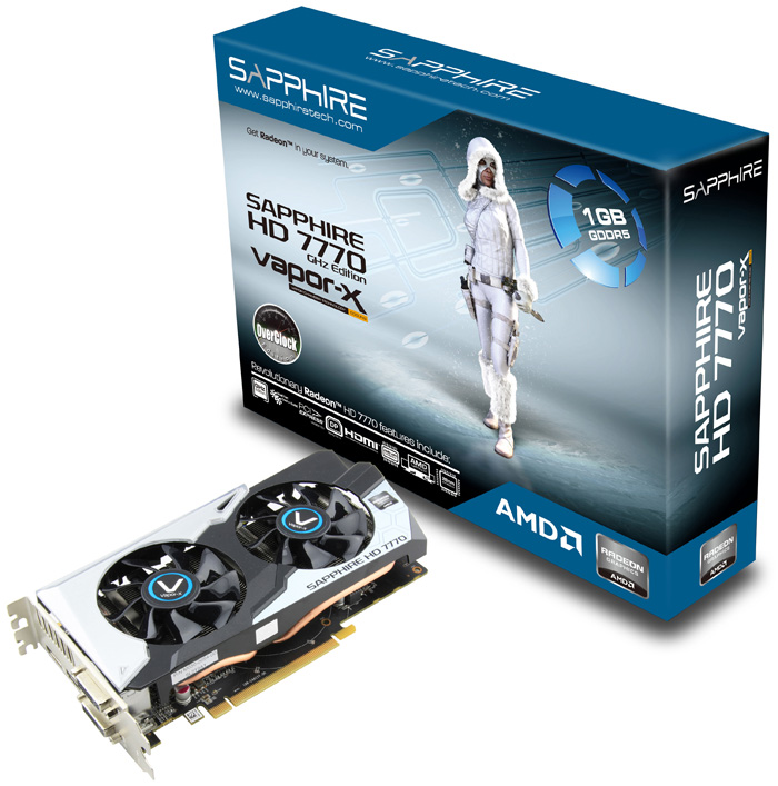 Sapphire Radeon HD 7770 Vapor-X OC Edition Sapphire Radeon HD 7770 Vapor-X OC Edition