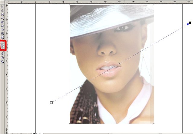 отрисовка при помощи Blend Tool *