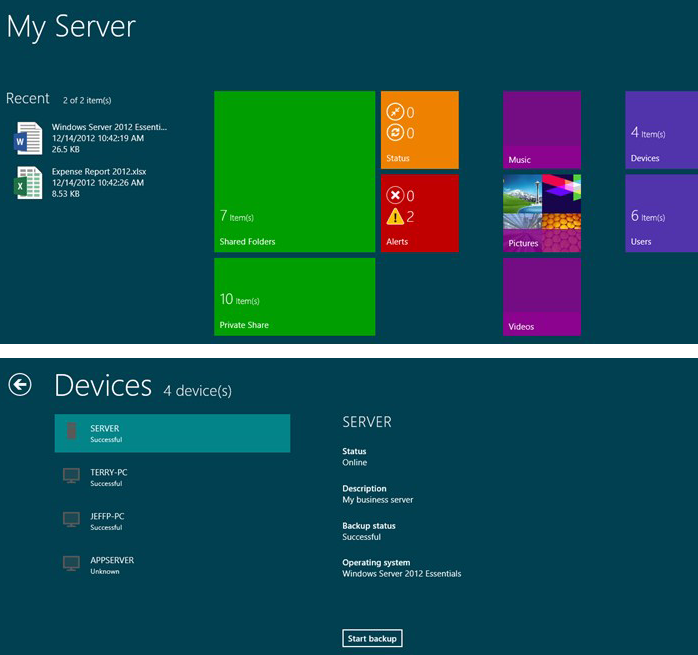 Microsoft выпустила приложение My Server для администрирования серверов из среды Windows 8
