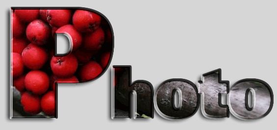 Фототекст в Adobe Photoshop
