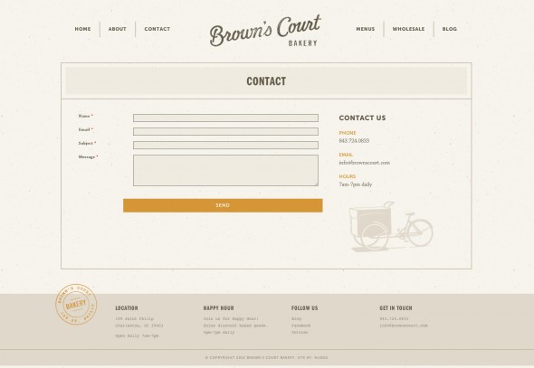 Contact / Brown's Court Bakery