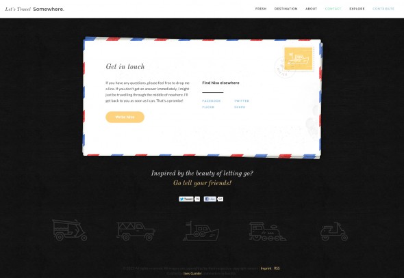 Contact / Let's Travel Somewhere