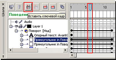 Creating an animated rollover button