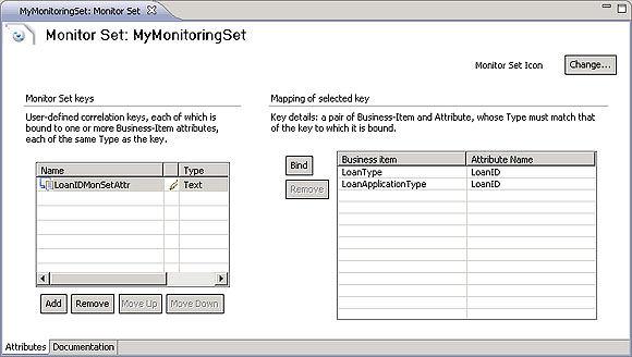 The monitor set editor