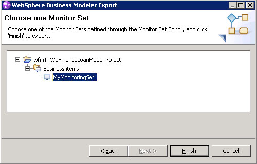  Select a monitor set
