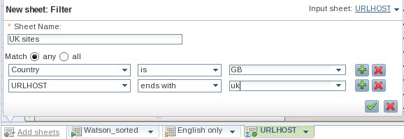 Filter on two columns