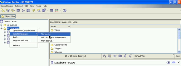 The figure describes Creating the setup using InfoSphere Federation Server