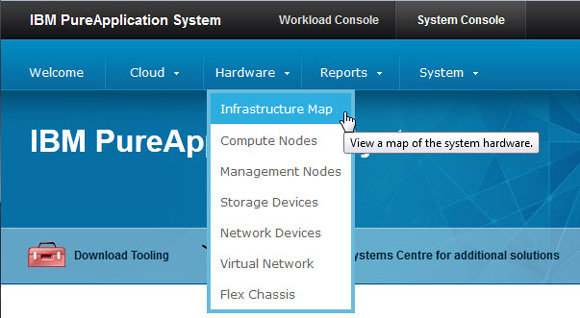 System hardware menu