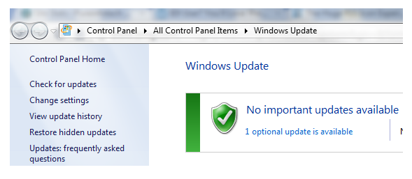 Windows Update Panel