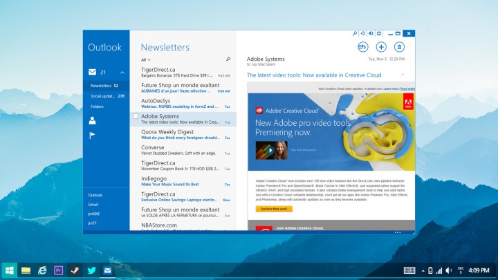 Концепция интерфейса Windows 8