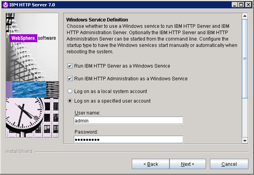 Windows Service Definition
