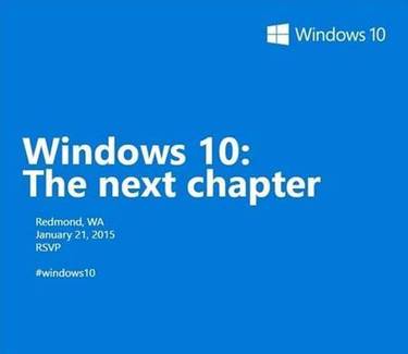 Windows 10 January event invite