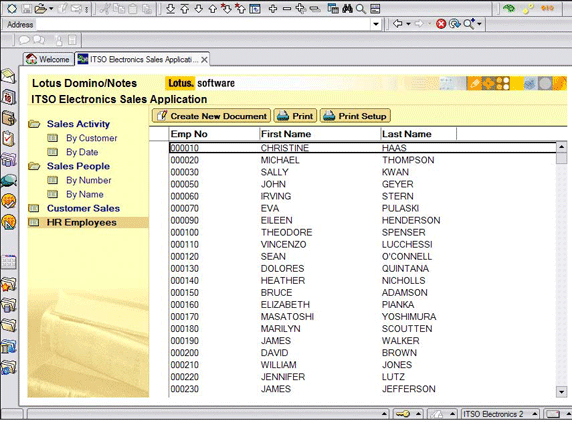 . 2.32.  Query View HR Employees