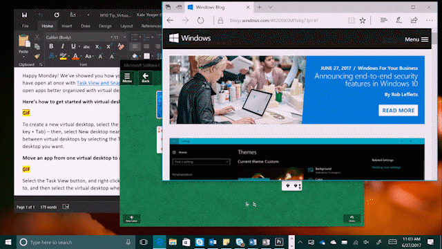 Советы по Windows 10: организуйте виртуальные рабочие столы