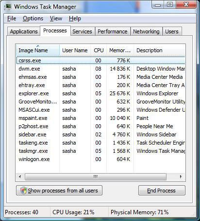 Windows Vista Media Manager Services Icon
