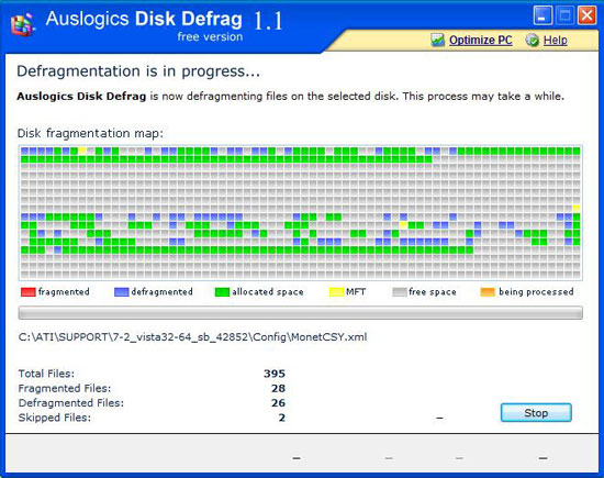 Disk-Defrag  AusLogics