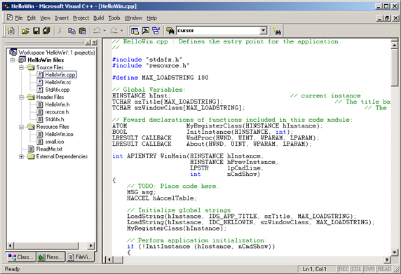   HelloWorld Win32   Visual Studio