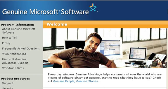 Windows Genuine Advantage 