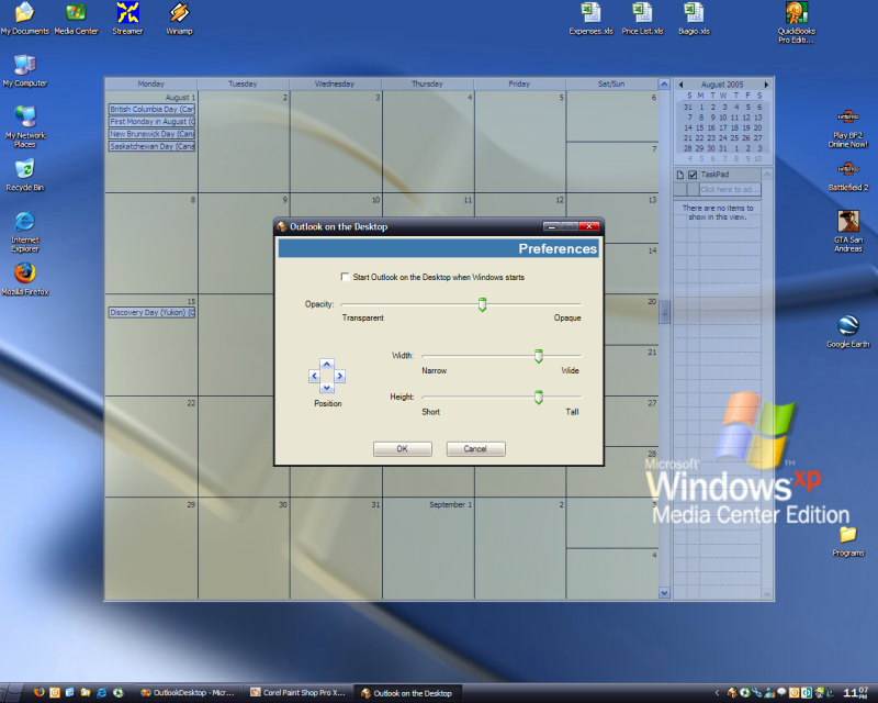 Windows Xp Calendar Program