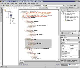 . 5.  XML-  Visual Studio    XSD  BizTalk.