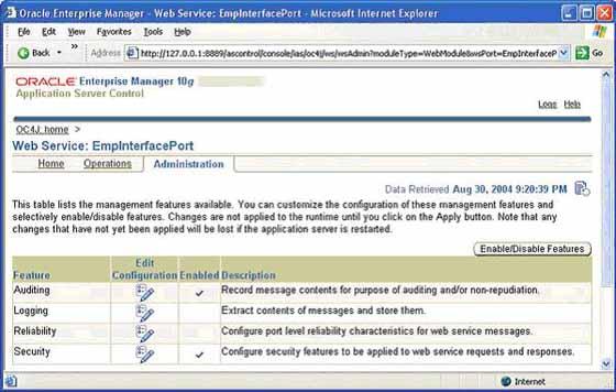 . 1   Web-  Oracle Application Server Control